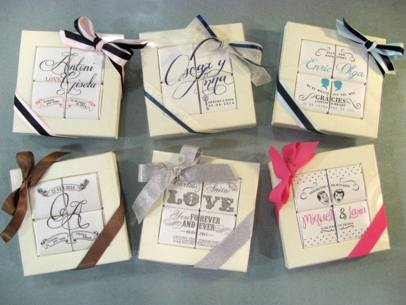 Detalles para boda personalizados en Barcelona
