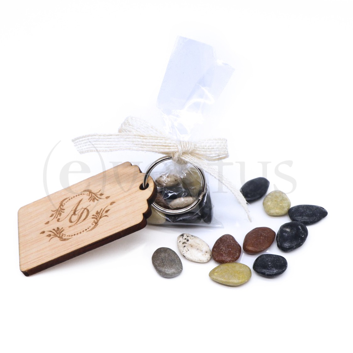 llavero madera personalizado boda