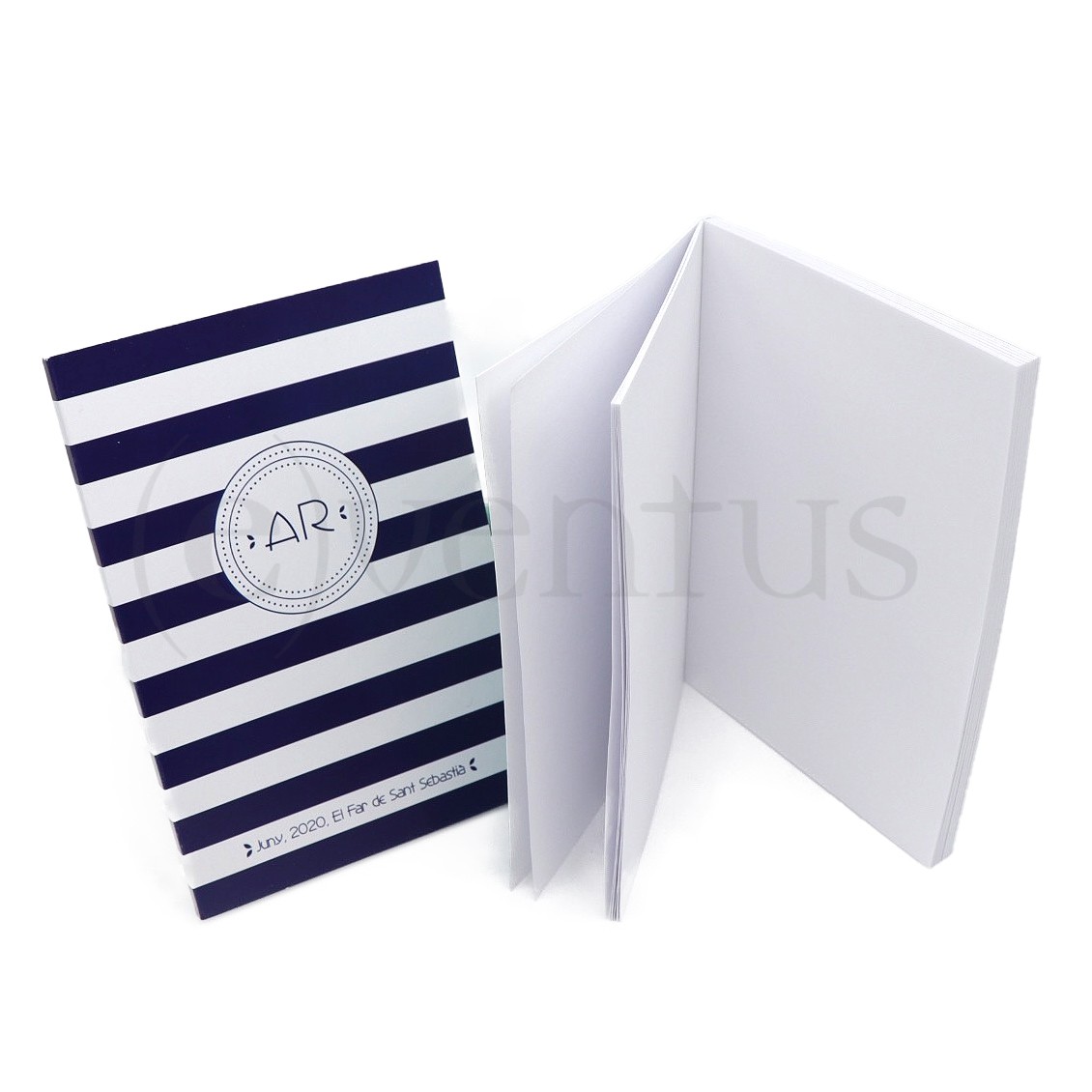 detalle para invitados boda bautizo comunión, libreta personalizada con vuestro diseño