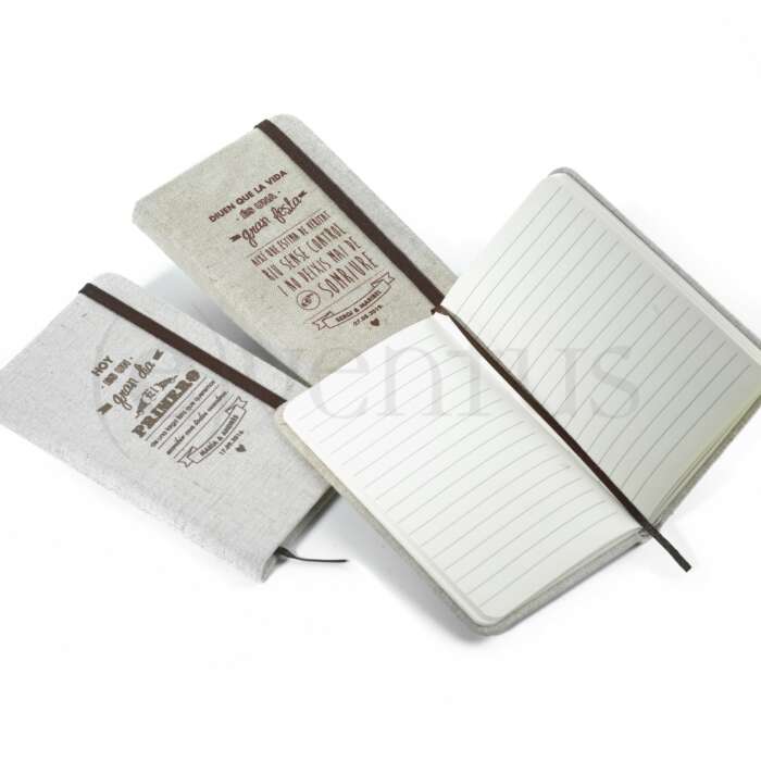 libreta personalizada regalo para invitados