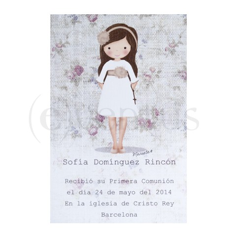 estampas comunion ilustracion