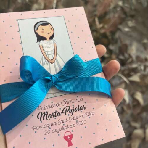 libreta personalizada para regalo comunion