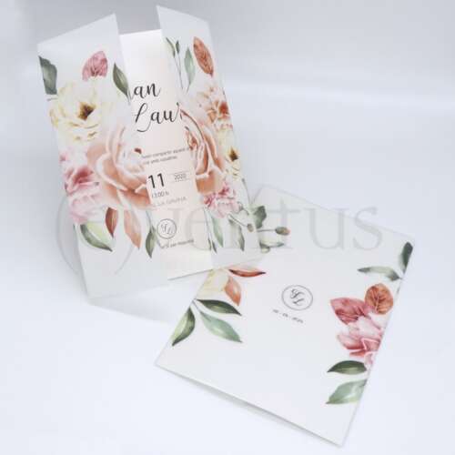 invitaciones boda florales