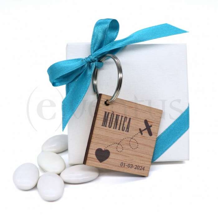 detalles para invitados con llavero