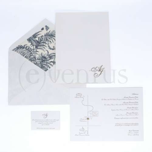 conjunto de invitaciones boda