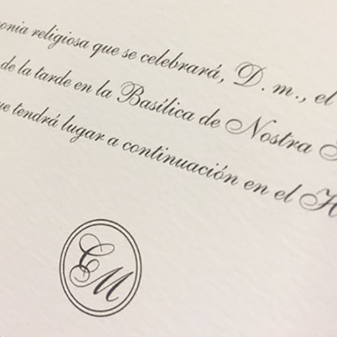 Logo para boda