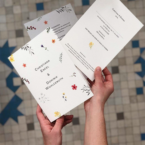 Invitaciones creativas e informales