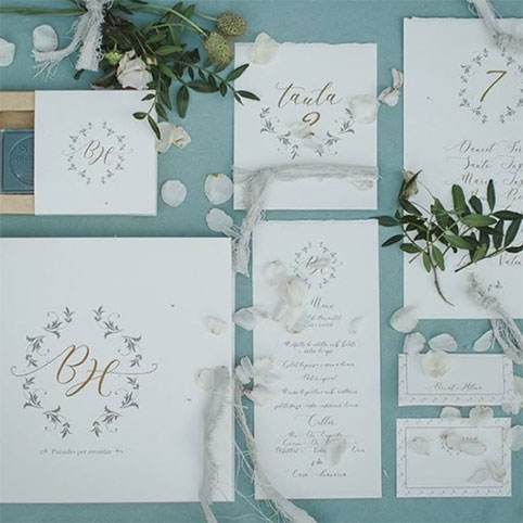 Diseño integral boda: ¡Todo de conjunto!