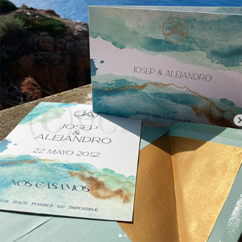 invitación boda marinera