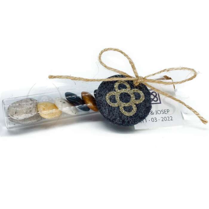Proveta de caramels personalitzada detall casament