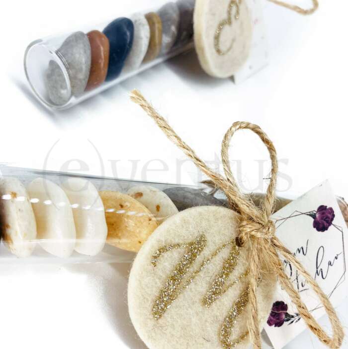 Proveta de caramels personalitzada detall casament
